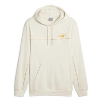 Luxe Crew Brodert Logo Sports-hettegenser «Beige»