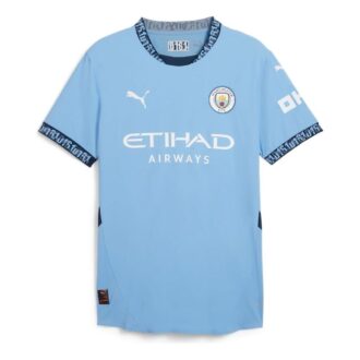 Manchester City 24/25 Autentisk Hjemmedrakt «Blå I Eske»
