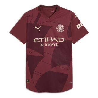 Manchester City 24/25 Autentisk Tredjedrakt «Dark Jasper»