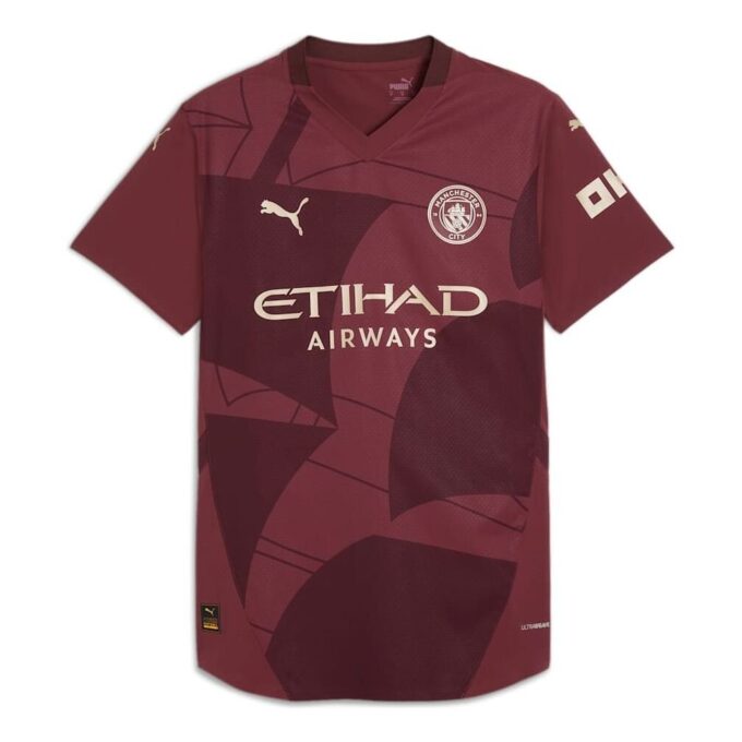 Manchester City 24/25 Autentisk Tredjedrakt «Dark Jasper»