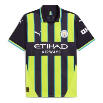 Manchester City 24/25 Bortedrakt «Blå Gul»