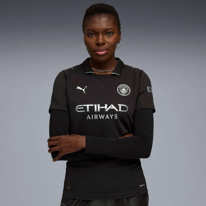 Manchester City 25/26 Bortedrakt Replika Dame Fotballdrakt