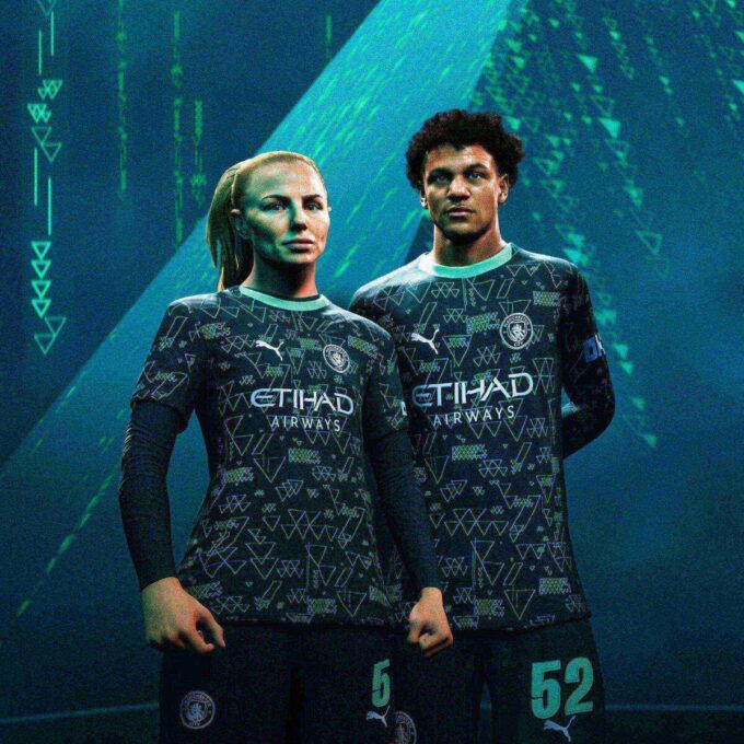 Manchester City 25/26 Fjerde Replika Herre Fotballdrakt
