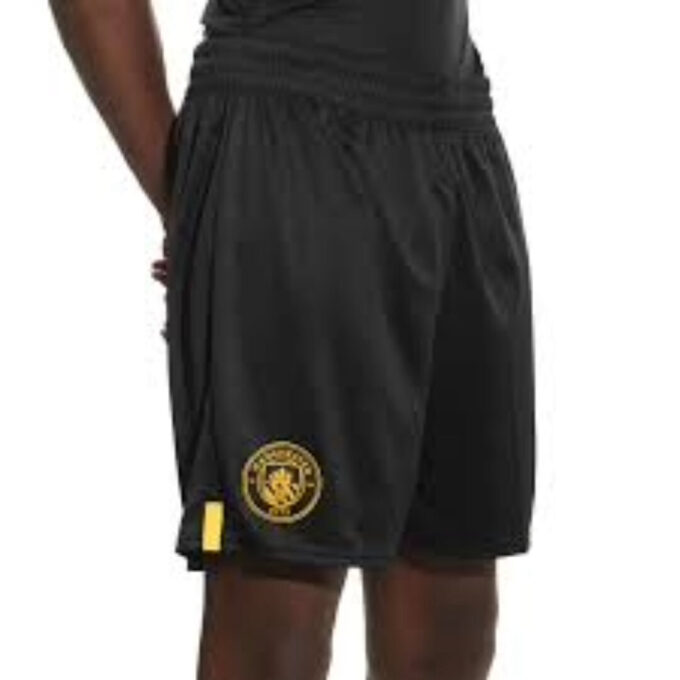 Manchester City F.C. 22/23 Replica Shorts «Svart Gull»