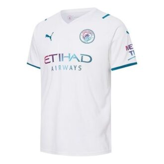 Manchester City Fotballdrakt Bortedrakt Replika &laquo;Hvit&raquo;