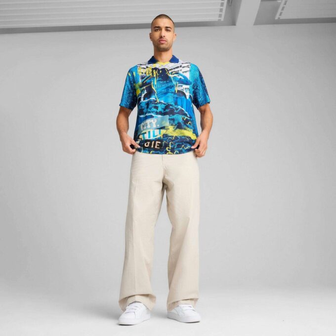 Manchester City ftblNRGY+ Herre Retro Drakt