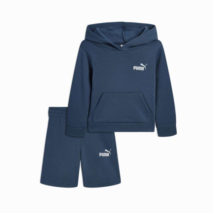 Matchende sett småbarn 2-delt hettegenser og shortssett