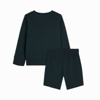 Matchende sett småbarns 2-delt genser og shortssett