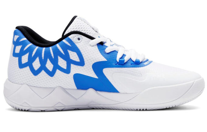 MB.01 Lav LaMelo-ball &laquo;Lagfarger – Hvit Bluemazing&raquo;