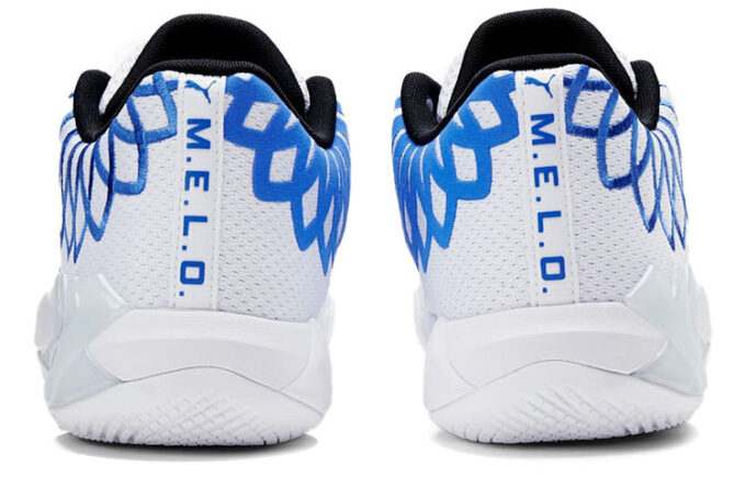 MB.01 Lav LaMelo-ball &laquo;Lagfarger – Hvit Bluemazing&raquo;