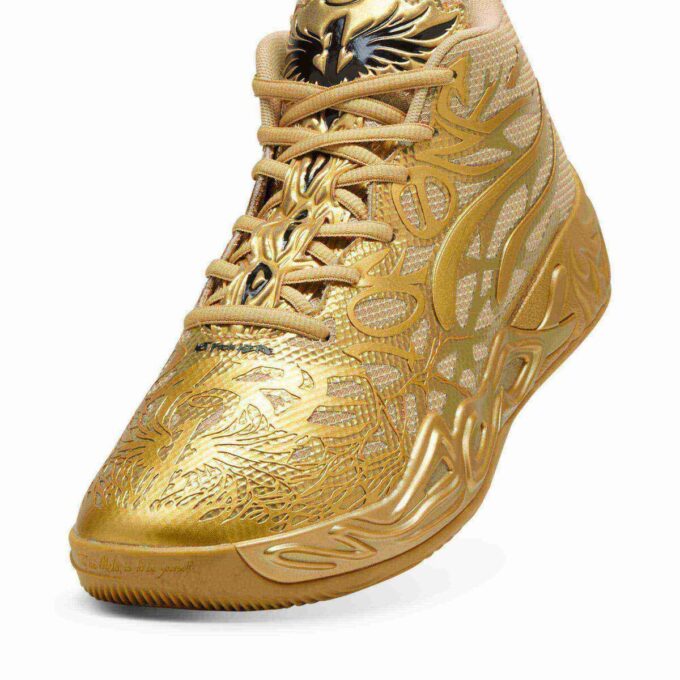 MB.04 Gullfargede barnebasketballsko for menn