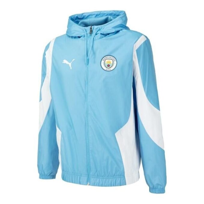 Mcfc Prematch Woven Anthem Jakke «Blå»