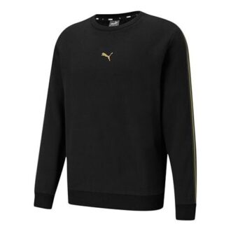 Metallic Nights Crew Genser «Svart Gull»