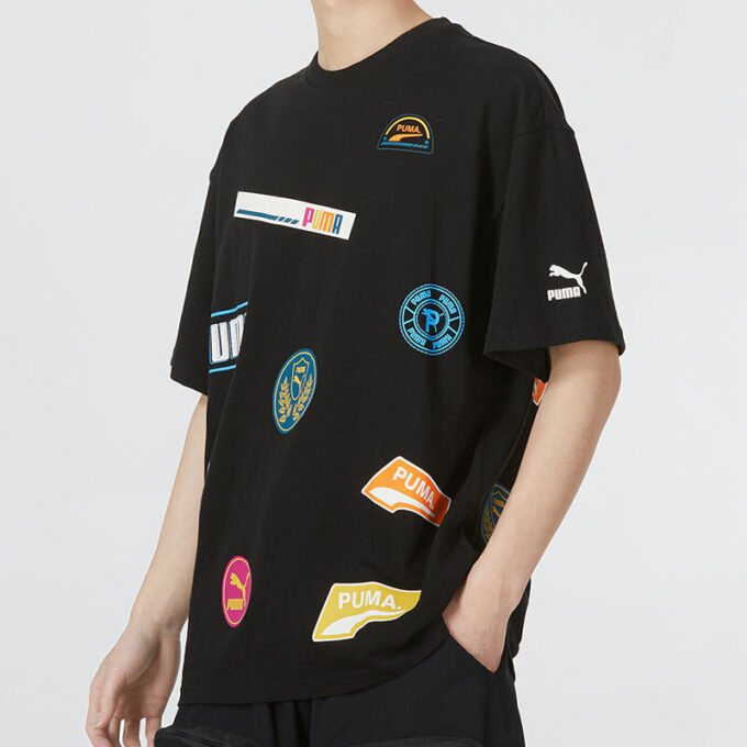 Mix Badge Logo T-skjorte «Svart»