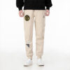 Mix Badge Strikket Joggebukse &laquo;Beige&raquo;