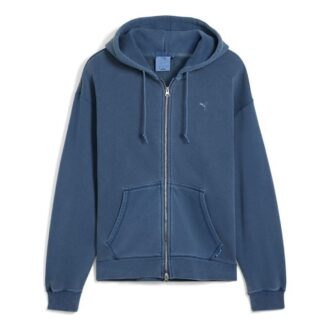 MMQ hettegenser med glidelås &laquo;Dark Indigo&raquo;
