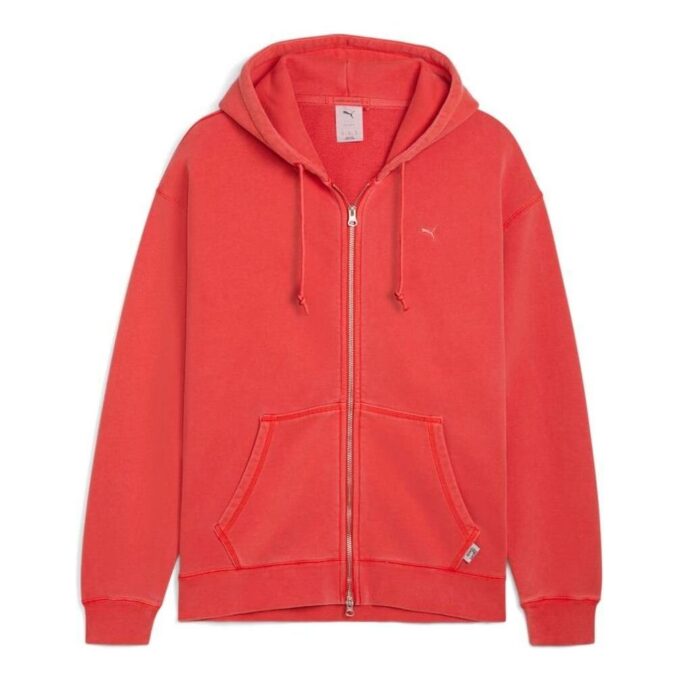 MMQ Hettegenser med glidelås «Fierce Red»