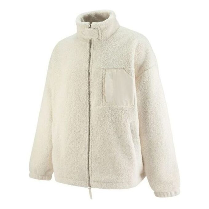 MMQ Sherpa Fleecejakke &laquo;White&raquo;