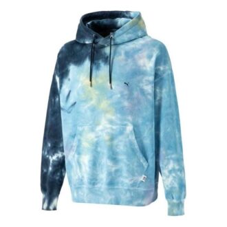 MMQ Tie Dye-hettegenser «Blå»