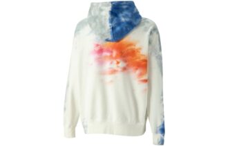 MMQ Tie Dye-hettegenser «Hvit»