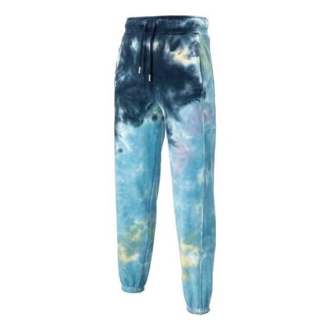 MMQ Tie Dye-joggebukse &laquo;Blå&raquo;