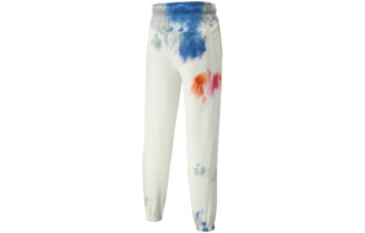 MMQ Tie Dye-joggebukse &laquo;Hvit&raquo;