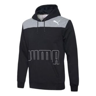 Modern Logo Sports Fleece Hettegenser &laquo;Svart&raquo;