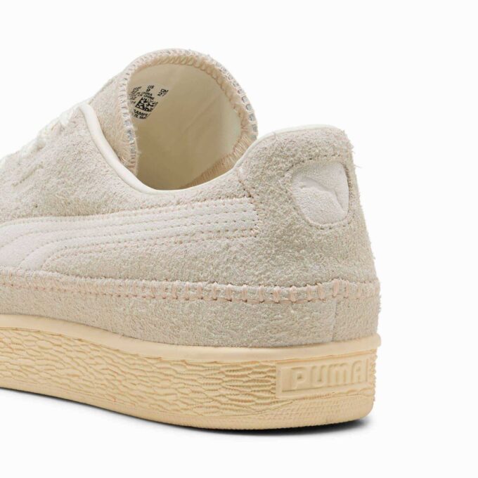 Mokkasin-sneakers i semsket skinn