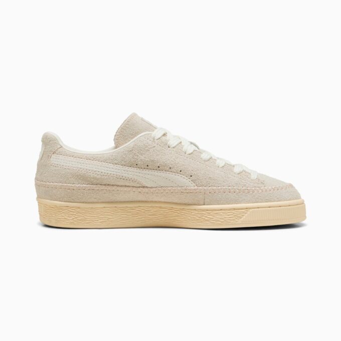 Mokkasin-sneakers i semsket skinn