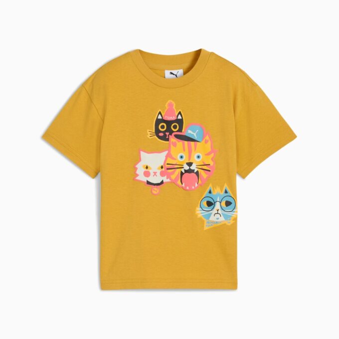 Moody Cat Liten Barne-T-skjorte