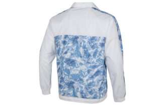 Mountain Aop Windbreaker Woven Sports Logo Jakke Hvit