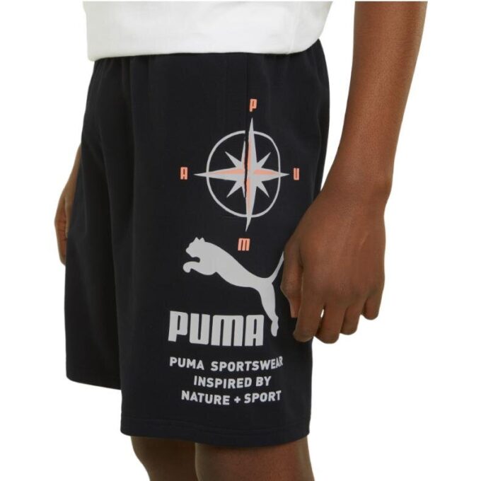 Nature Camp Graphic Shorts «Svart»