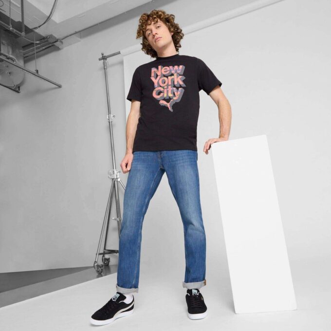 NYC Flagship Graphic Menn T-skjorte