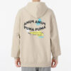 Oversized Trend Graphic Logo Hettegenser «Beige»