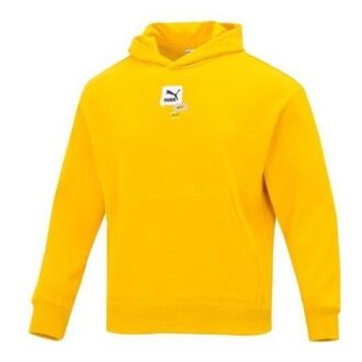 Oversized Trend Graphic Logo Hettegenser «Gul»