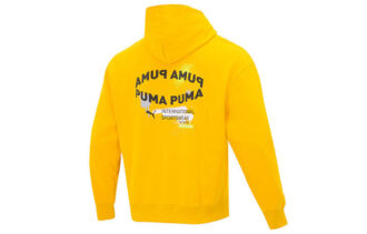 Oversized Trend Graphic Logo Hettegenser «Gul»