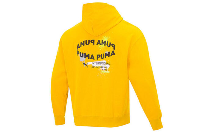 Oversized Trend Graphic Logo Hettegenser «Gul»