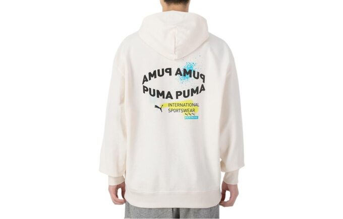 Oversized Trend Graphic Logo Hettegenser «Hvit»