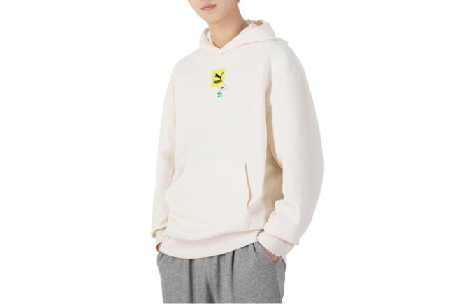 Oversized Trend Graphic Logo Hettegenser «Hvit»
