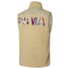 Paisley-vevd sherpavest «brun»