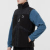 Paisley-vevd sherpavest &laquo;Svart&raquo;