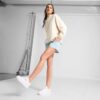 Palermo Elevata skinnsneakers til dame