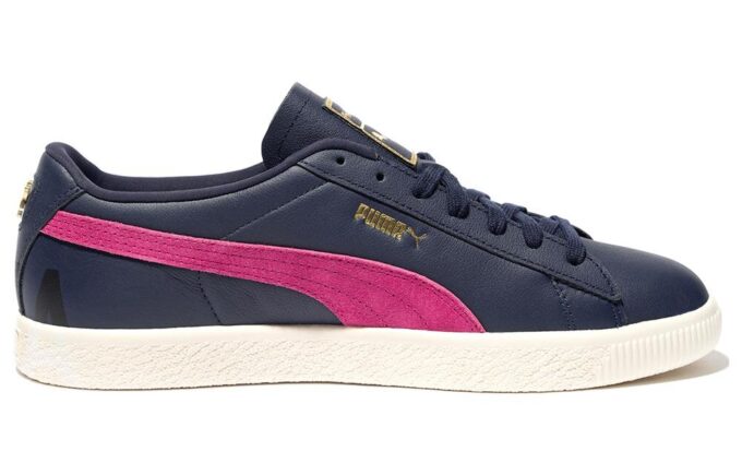 PHANTACi PUMA Semsket skinn &laquo;Marineblå Fuchsia&raquo;