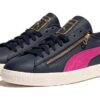 PHANTACi PUMA Semsket skinn &laquo;Marineblå Fuchsia&raquo;