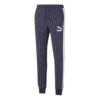 Pinstripe Casual Fleece Lined Long Pants Blå