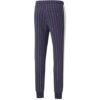 Pinstripe Casual Fleece Lined Long Pants Blå