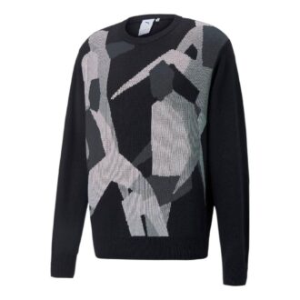 Players Lounge Strikket Crew Neck &laquo;Svart&raquo;
