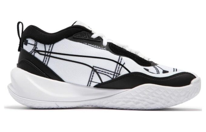 Playmaker Pro Courtside «Svart og hvit»