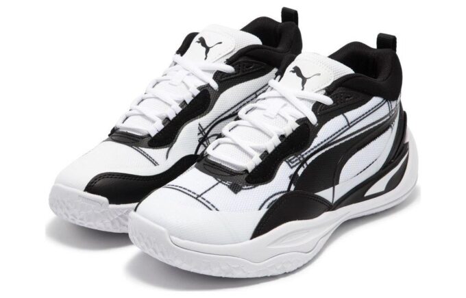Playmaker Pro Courtside «Svart og hvit»