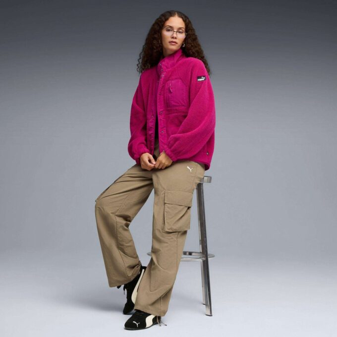 Polar Fleece Dame Sherpa Jakke